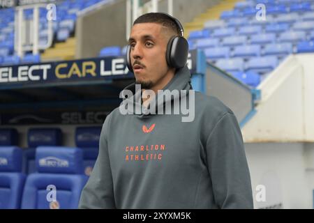 Reading, Angleterre. 31 août 2024. Gassan Ahadme pendant le match Sky Bet EFL League One entre Reading FC et Charlton Athletic au Select car Leasing Stadium, Reading. Kyle Andrews/Alamy Live News Banque D'Images