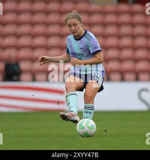 Southampton, Royaume-Uni. 31 août 2024. Southampton, Angleterre, août 31 2024 : Kim Little (10 Arsenal) lors du match amical de pré-saison entre Southampton et Arsenal au St Marys Stadium de Southampton, en Angleterre. (Jay Patel/SPP) crédit : photo de presse sportive SPP. /Alamy Live News Banque D'Images