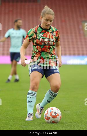 Southampton, Royaume-Uni. 31 août 2024. Southampton, Angleterre, août 31 2024 : Kim Little (10 Arsenal) avant le match amical de pré-saison entre Southampton et Arsenal au St Marys Stadium de Southampton, en Angleterre. (Jay Patel/SPP) crédit : photo de presse sportive SPP. /Alamy Live News Banque D'Images