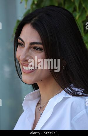 Venise, Italie. 31 août 2024. VENISE, ITALIE - AOÛT 31 : Giulia Salemi est vue à l'hôtel Excelsior lors du 81e Festival international du film de Venise le 31 août 2024 à Venise, Italie crédit : Matteo Chinellato/Alamy Live News Banque D'Images