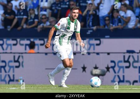 Bochum, Allemagne. 31 août 2024. Fussball 1. Bundesliga 2. Spieltag VfL Bochum - Borussia Moenchengladbach am 31.08.2024 im Vonovia Ruhrstadion in Bochum Kevin Stoeger ( Moenchengladbach ) la réglementation du LDF interdit toute utilisation de photographies comme séquences d'images et/ou quasi-vidéo. Foto : Revierfoto crédit : ddp Media GmbH/Alamy Live News Banque D'Images