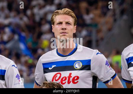 Milan, Italie - août 30 2024 - Inter vs Atalanta serie A - brescianini marco atalanta crédit : Kines Milano/Alamy Live News Banque D'Images