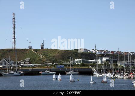 Habour de Heligoland, Allemagne, Europe Banque D'Images