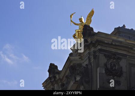 Détail de l'Université des Beaux-Arts de Dresde Banque D'Images