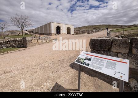 Parque arqueologico de Segobriga, Saelices, Cuenca, Castilla-la Mancha, Espagne, Europe Banque D'Images