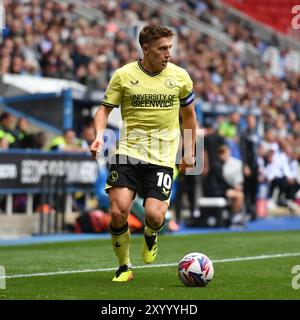 Reading, Angleterre. 31 août 2024. Greg Docherty pendant le match Sky Bet EFL League One entre Reading FC et Charlton Athletic au Select car Leasing Stadium, Reading. Kyle Andrews/Alamy Live News Banque D'Images