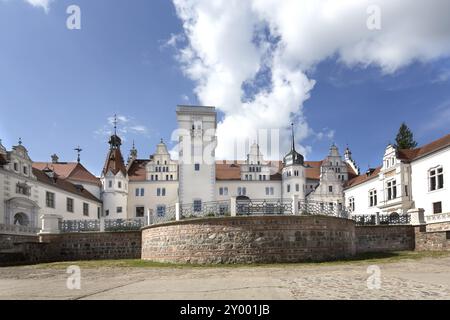 Le château historique de Boitzenburg, Uckermark Banque D'Images