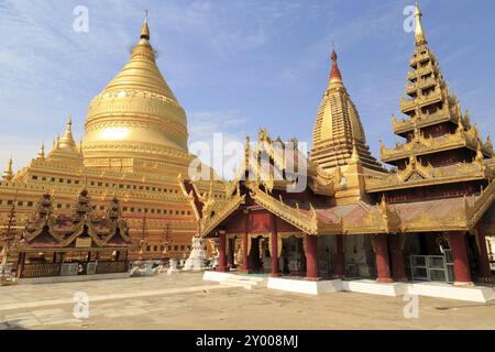 Shwemawdaw Pagode à Bago au Myanmar Banque D'Images