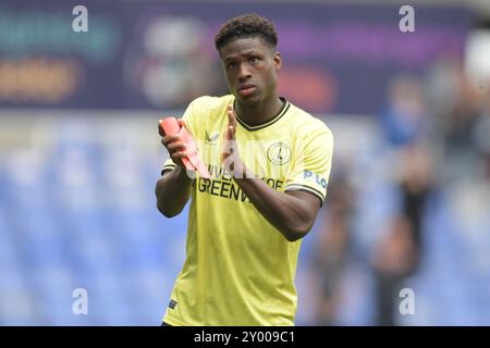 Reading, Angleterre. 31 août 2024. Thierry Small après le Sky Bet EFL League One match entre Reading FC et Charlton Athletic au Select car Leasing Stadium, Reading. Kyle Andrews/Alamy Live News Banque D'Images