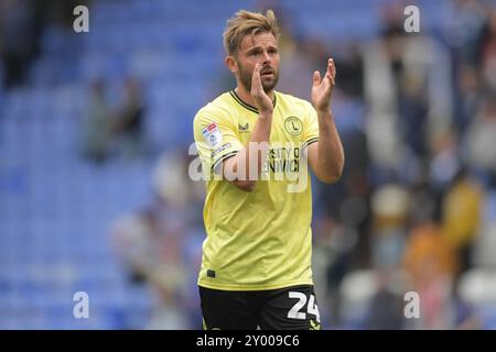 Reading, Angleterre. 31 août 2024. Matt Godden The Sky Bet EFL League One match entre Reading FC et Charlton Athletic au Select car Leasing Stadium, Reading. Kyle Andrews/Alamy Live News Banque D'Images