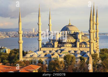 Mosquée bleue à Istanbul, Turquie Banque D'Images