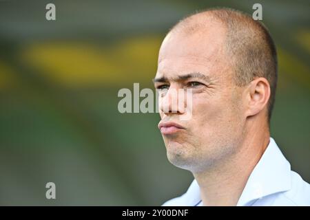 Sittard, pays-Bas. 31 août 2024. SITTARD, 31-08-2024, Fortuna Sittard Stadium, Dutch Eredivisie, saison 2024/2025. Fortuna Sittard - NEC. Fortuna Sittard entraîneur Danny Buijs avant le match Fortuna Sittard - NEC crédit : Pro Shots/Alamy Live News Banque D'Images