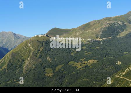 Station de ski de Saint Lary Soulan, France, Europe Banque D'Images