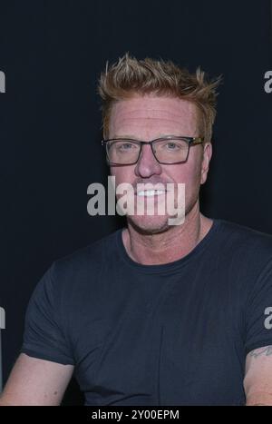 DORTMUND, ALLEMAGNE, 8 décembre 2019 : Jake Busey (*1971, acteur, musicien et producteur américain, Starship Troopers, Stranger Things, The Predator) Banque D'Images