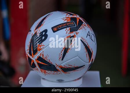 Altrincham, Greater Manchester, Royaume-Uni. 31 août 2024. Image générique lors du match de la Ligue nationale Vanarama entre Altrincham et Oldham Athletic à Moss Lane, Altrincham le samedi 31 août 2024. (Photo : Phill Smith | mi News) crédit : MI News & Sport /Alamy Live News Banque D'Images