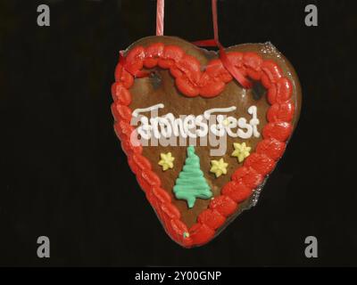 Gingerbread heart Banque D'Images