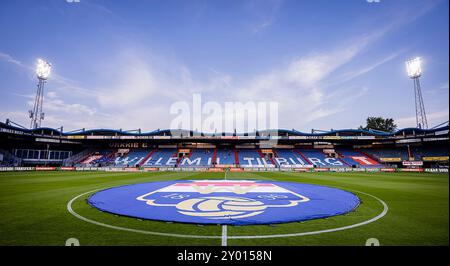 Tilburg, pays-Bas. 31 août 2024. TILBURG, 31-08-2024. Stade Koning Willem II. Eredivisie voetbal, saison 2024-2025. Willem II - Sparte. Aperçu du stade. Crédit : Pro Shots/Alamy Live News Banque D'Images