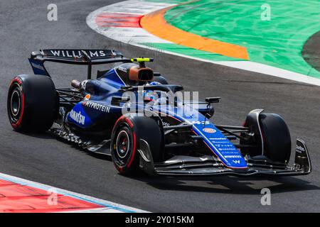 Autodromo di Monza, Monza, Italie. 31 août 2024 ; Franco Colapinto d'Argentine et Williams lors du Grand Prix d'Italie de formule 1 crédit : Jay Hirano/AFLO/Alamy Live News Banque D'Images