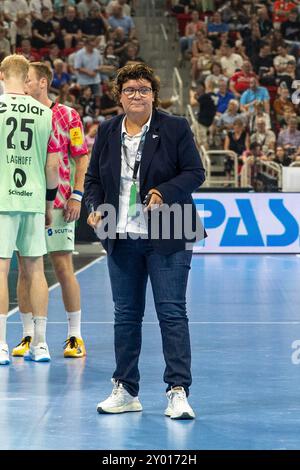 Duesseldorf, Deutschland. 31 août 2024. Jutta Ehrmann, Offizielle SC Magdeburg v. Fuechse Berlin, Handball, Handball Super Cup 2024, 2024/25, 31.08.2024 Foto : Eibner-Pressefoto/Gerhard Wingender crédit : dpa/Alamy Live News Banque D'Images