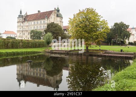 Château de Guestrow dans le Mecklembourg-Poméranie occidentale, Allemagne de l'est Banque D'Images