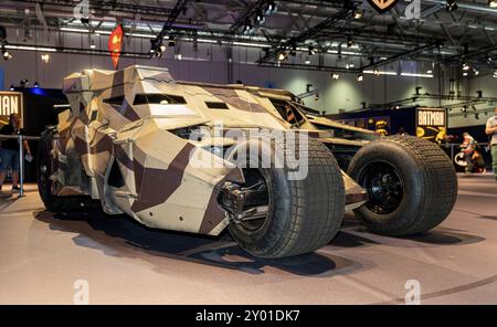 COLOGNE, ALLEMAGNE, 28 juin 2019 : impressions de CCXP Cologne : original Batman mobiles from the Movies Banque D'Images