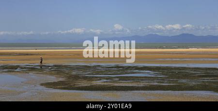 Plage de Marahau à marée basse. Nouvelle-Zélande Banque D'Images