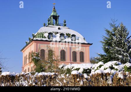 Moritzburg Little Pheasant Castle en hiver, Moritzburg Little Pheasant Castle en hiver 03 Banque D'Images