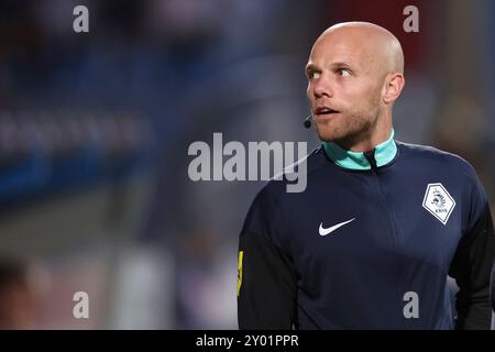 Tilburg, pays-Bas. 31 août 2024. TILBURG, PAYS-BAS - AOÛT 31 : quatrième place officielle de Kevin lors du match d'ère Divisie entre Willem II et Sparta Rotterdam au Koning Willem II stadion le 31 août 2024 à Tilburg, pays-Bas. (Photo de Peter Lous/Orange Pictures) crédit : dpa/Alamy Live News Banque D'Images