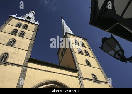 Clochers de St Nicolai Lemgo Banque D'Images