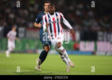 Tilburg, pays-Bas. 31 août 2024. TILBURG, PAYS-BAS - AOÛT 31 : Jeremy Bokila de Willem II lors du match d'ère Divisie entre Willem II et Sparta Rotterdam au Koning Willem II stadion le 31 août 2024 à Tilburg, pays-Bas. (Photo de Peter Lous/Orange Pictures) crédit : dpa/Alamy Live News Banque D'Images