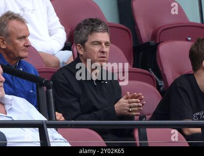 Londres, Royaume-Uni. 31 août 2024. Noel Gallagher au West Ham United contre Manchester City EPL match, au London Stadium, Londres, Royaume-Uni le 31 août 2024. Crédit : Paul Marriott/Alamy Live News Banque D'Images