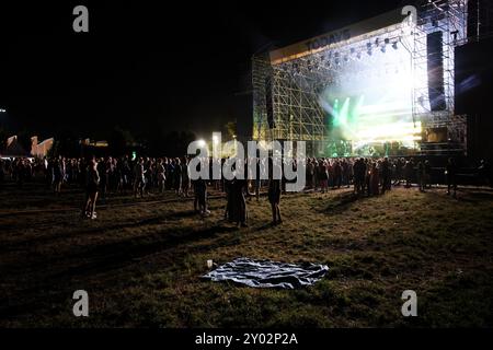 Turin, Italie. 30 août 2024. Le groupe de rock alternatif Jesus and Mary Chain joue au festival Todays. Crédit : M. Bariona/Alamy Live News Banque D'Images