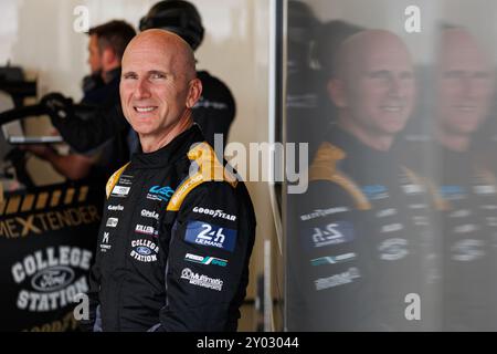 KEATING Ben (usa), Proton Competition, Ford Mustang GT3, portrait lors de la Lone Star Star Star le Mans 2024, 6ème manche du Championnat du monde d'Endurance FIA 2024, du 30 août au 1er septembre 2024 sur le circuit des Amériques à Austin, Texas, États-Unis d'Amérique - photo Clément Luck/DPPI crédit : DPPI Media/Alamy Live News Banque D'Images