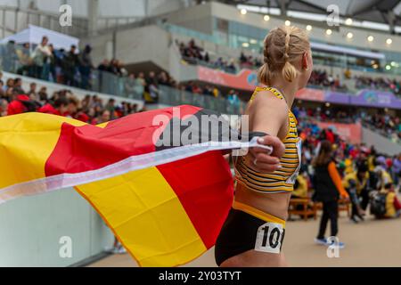 Jolanda KALLABIS (FT 1844 Freiburg), ALLEMAGNE, 1500 mètres femmes PER, Leichtathletik, Athlétisme, Championnats du monde d'athlétisme U20 Lima 24, Leichtathletik Weltmeisterschaften, 31.08.2024, Foto : Eibner-Pressefoto/Jan Papenfuss Banque D'Images