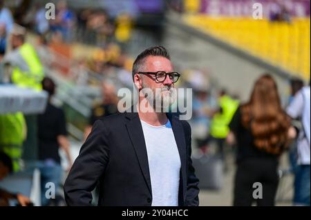 Liga - Alemannia Aachen - FC Erzgebirge Aue am 31.08.2024 im Tivoli n in Aachen Geschäftsführer und Sportdirektor Sascha Eller (Aix-la-Chapelle) Foto : osnapix Banque D'Images