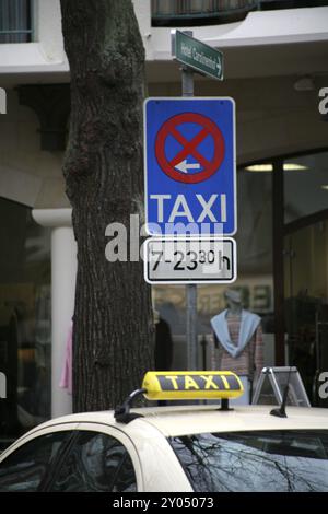 Station de taxis Banque D'Images