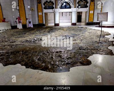 La Mecque, Arabie Saoudite, 6 juin 2024 : les collines de SAFA et de Marwah, deux petites montagnes maintenant situées dans le Masjid al Haram à Makkah, les musulmans reviennent et reviennent Banque D'Images