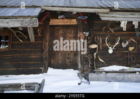 Sauregghuette, Saureggalm, Innerkrems, Carinthie, Autriche, Europe Banque D'Images