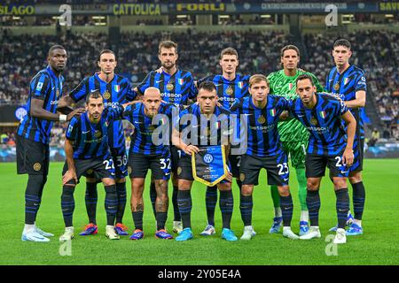 Milan, Italie. 30 août 2024. Le départ 11 de l'Inter pour le match de Serie A entre l'Inter et Atalanta à Giuseppe Meazza à Milan. Banque D'Images