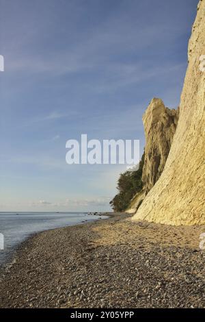 Falaise calcaire unique Moens Klint Banque D'Images