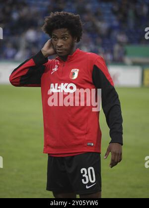 Footballeur brésilien Caluby 1st Bundesliga saison 2014/15 FC Augsburg Banque D'Images