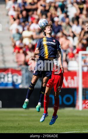 Utrecht, pays-Bas. 01 Sep, 2024. UTRECHT, 01-09-2024, Galgenwaard Stadium, saison 2024/2025, Football Néerlandais Eredivisie. FC Twente joueur Sam Lammers pendant le match Utrecht - Twente crédit : Pro Shots/Alamy Live News Banque D'Images