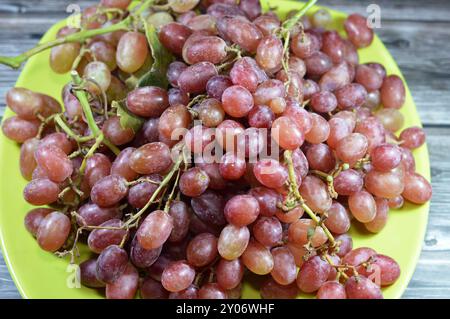 Raisins rouges sans pépins cramoisis, raisin sans pépins légèrement allongé rouge clair avec de bons niveaux de douceur et un aspect attrayant, avec un excellent St Banque D'Images