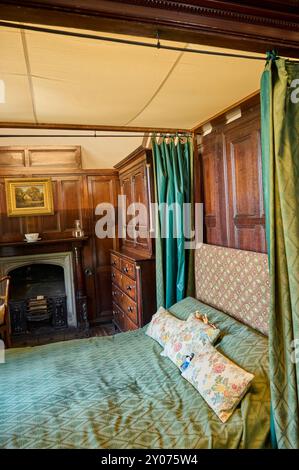 Shibden Hall, West Yorkshire, ancienne maison de 'Gentleman Jack'Anne Lister. La salle Oak Banque D'Images