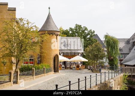 Centre ville de Goslar, basse-Saxe, Allemagne, Europe Banque D'Images