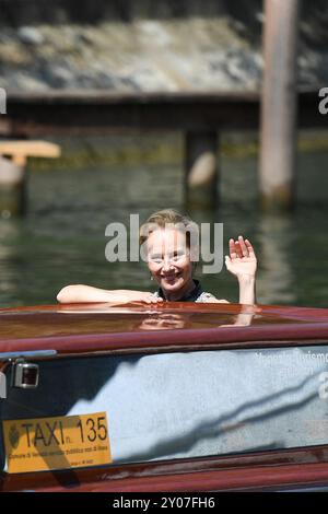 Venise, Italie. 31 août 2024. Amy Ryan arrive au Casino dans le cadre du 81ème Festival International du film de Venise, à Venise, Italie le 1er septembre 2024. Photo Aurore MARECHAL/ABACAPRESS. COM Credit : Abaca Press/Alamy Live News Banque D'Images
