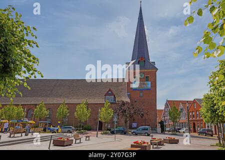 Église Severi à Otterndorf, Cuxhaven, basse-Saxe Banque D'Images