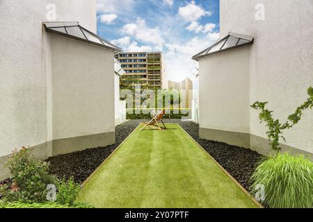 Terrasse jardin, Steinhuden basse-Saxe Banque D'Images