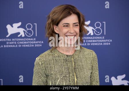 Lido Di Venezia, Italie. 01 Sep, 2024. L'actrice brésilienne Fernanda Torres assiste au photocall du film 'Ainda estou aqui (je suis toujours ici)' présenté en compétition lors du 81e Festival international du film de Venise au Lido de Venise, le 1er septembre 2024. © photo : Cinzia Camela. Crédit : Live Media Publishing Group/Alamy Live News Banque D'Images