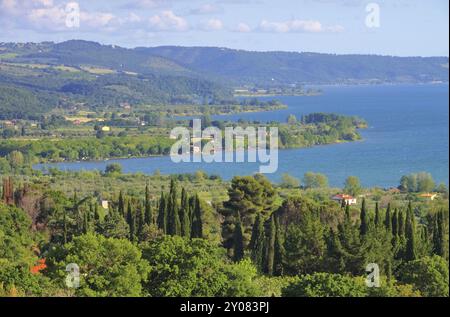 Lac Bolsena 01 Banque D'Images